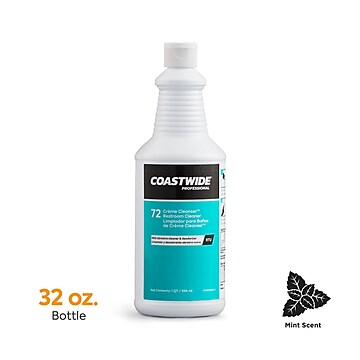 Brighton Professional™ Restroom Cleaner Creme Cleanser™, Ready To Use, Mint Scent, 32 Oz. (BPR430032-B)