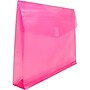 JAM Paper Premium Plastic Document File, 1 Pocket, Letter, Fuchsia Pink, 3/Pack (218V2fux3)~#|#~38F18D89-8B7F-4FA2-A42497DC8A06F073_sc7