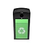 Alpine Industries GS Series Steel Recycling Bin, 40 Gallon, Green (ALP471-40-GS-C)~#|#~38F23655-D8EB-4932-99512CB6AA9B81C1_sc7