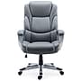 Staples Mcallum Ergonomic Bonded Leather Swivel Manager Chair, Gray (51474)~#|#~38F73DE5-368D-4C9E-BEDD1313267D6873_sc7