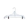 NAHANCO Plastic Skirt/Slack Hanger, Clear, 100/Box (614RC)~#|#~38FCECE9-9013-49A6-A9C9E47A8F157FE8_sc7
