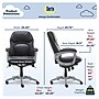 Serta Back in Motion Bonded Leather Executive Chair, Smooth Black (43521OSS)~#|#~3903086C-B908-412D-86926B9347E0DA78_sc7