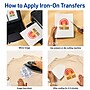 Avery Heat Iron On Transfer Paper for Light Fabrics, 8.5" x 11" (3275)~#|#~39050210-E2BE-4920-BB61BA69D0DF0DC3_sc7