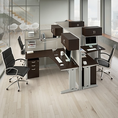 Office in an Hour Cubicle Storage with Cabinet, Paper Tray, & Pencil Holder - Thumbnail 2