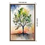 Amanti Art Tree of Color by Sally Ann Moss Framed Canvas Wall Art Print, 16"W x 23"H (A42678841845)~#|#~390B0059-C935-4BAA-9886015FF6067D55_sc7