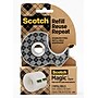 Scotch Desktop Dispenser w/Tape, 0.9" x 4.2", Silver, 3/Pack (123R)~#|#~390F5342-0997-4C64-A9F7786D3A9EA772_sc7