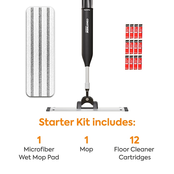 Coastwide Professional ExpressMop Spray Mop, Gray, Kit (CW63248