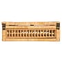 Storied Home Nestable Storage Boxes with Hinged Lids, Wicker, Natural, 2/Pack (EC1738)~#|#~3911C0FF-C8E3-411A-B5B59961A1582C93_sc7