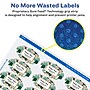 Avery Laser/Inkjet Oval Multipurpose Labels, 1" x 2", White, 600 Labels/Pack (94053)~#|#~39134A2D-E070-435E-B2C2C211464D2720_sc7