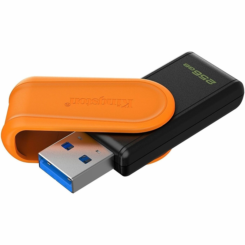 Kingston DataTraveler Exodia S 256GB USB 3.2 Flash Drive, Orange (DTXS/256GB) image 1