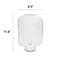 Creekwood Home Mesh Wire 11.8" LED Table Lamp, White (CWT-1002-WH)~#|#~3924E13F-B120-498F-8E06A195AD38A905_sc7