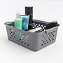 Iris Medium Plastic Storage Baskets, Gray, 4/Pack (500165)~#|#~39258AB5-8601-44C5-93FE811BCF058B2D_sc7