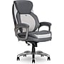 Sharper Image S-600 Active Lumbar Heated Ergonomic Bonded Leather Swivel Executive Massage Chair, Gray (60098-GRY)~#|#~39286F39-59F7-4F06-843834F88107E06B_sc7