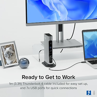 Plugable TBT4-UDZ Thunderbolt 4 Dock - Thumbnail 2