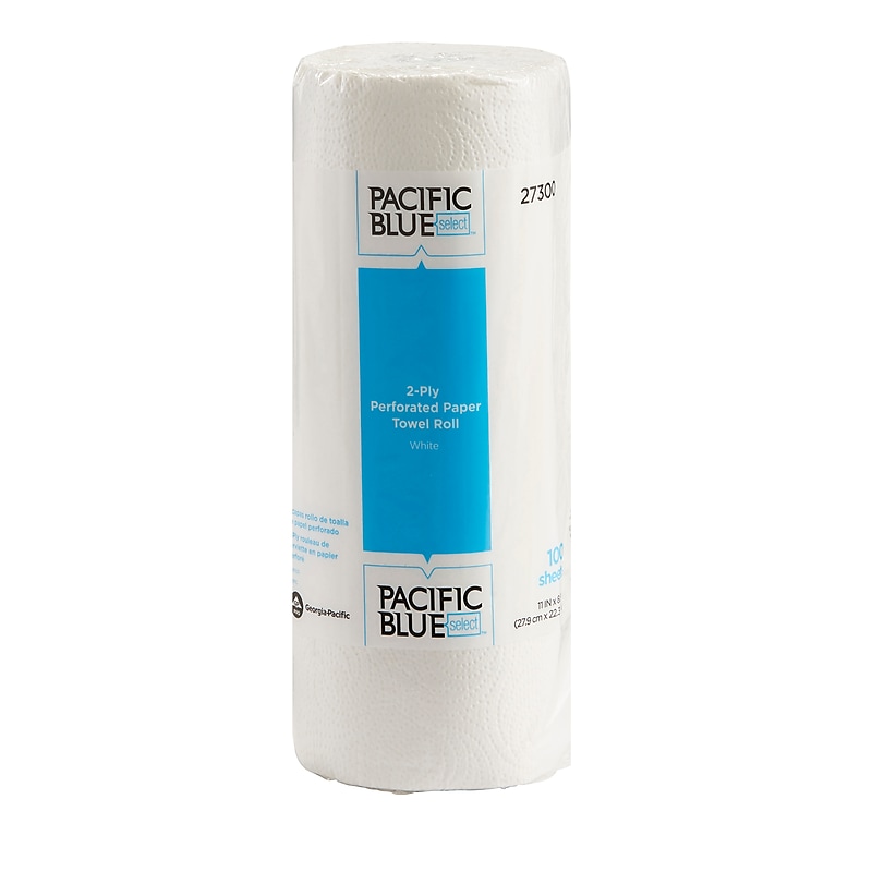 Pacific Blue Select Paper Towels, 2-ply, 100 Sheets/Roll, 30 Rolls/Pack (27300) image 1