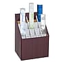 AdirOffice 20-Slot Roll File, 22"H x 12"W x 15"D, Walnut (628)~#|#~392D8150-54BD-41EB-9AA31E0D959D056D_sc7