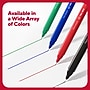TRU RED™ Pen Permanent Markers, Ultra Fine Tip, Assorted, 5/Pack (TR54528)~#|#~393053E6-3F0E-4A02-BB7A195F1E46D9E1_sc7