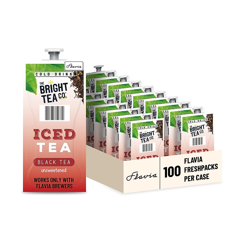 Lavazza Bright Tea Co. Black Tea, Flavia Freshpacks, 100/Carton (48047) image 1