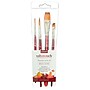 Princeton Velvetouch Short Handle Mixed Media Synthetic Brush Set, 4/Pack (PBXP3950SET100)~#|#~39365A99-9D51-4CD1-8615AC337A6FA2C8_sc7