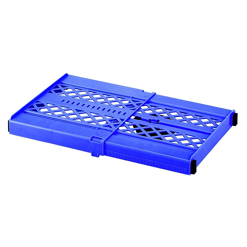 Lockermate Adjust-A-Shelf 10.13" ABS Locker Shelf, Blue (05023) image 1