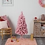 Nearly Natural Holiday Frosted Pink Cashmere Artificial Christmas Tree, 4' (T3030)~#|#~3941863C-A3F9-4407-937314A6C1BBCEE8_sc7