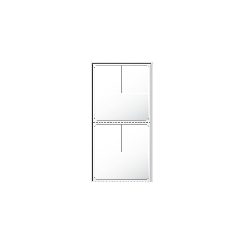 Caresfield Thermal Blank Medical Labels, 2" x 1.9375", 9360/Carton (82343) image 1