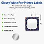Avery Square Multipurpose Labels, 3" x 3", White, 60/Pack (19479370618)~#|#~394423C3-AF1D-498A-BE0A6D3F8E315605_sc7