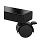 Seville Classics airLIFT 24"W Manual Rectangular Height Adjustable Mobile Sitting Desk, Black (OFF65994B)~#|#~3944CDDA-8998-40B6-B18E9AC9FA838C4F_sc7