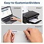 Avery Big Tab Insertable Plastic Dividers, 8 Tabs, Clear (11836)~#|#~3946A4A2-9C39-454E-AB4442091119859D_sc7