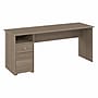 Bush Furniture Cabot 72"W Computer Desk with Drawers, Ash Gray (WC31272)~#|#~3947212D-229D-474C-AB244FD7EDD6134F_sc7