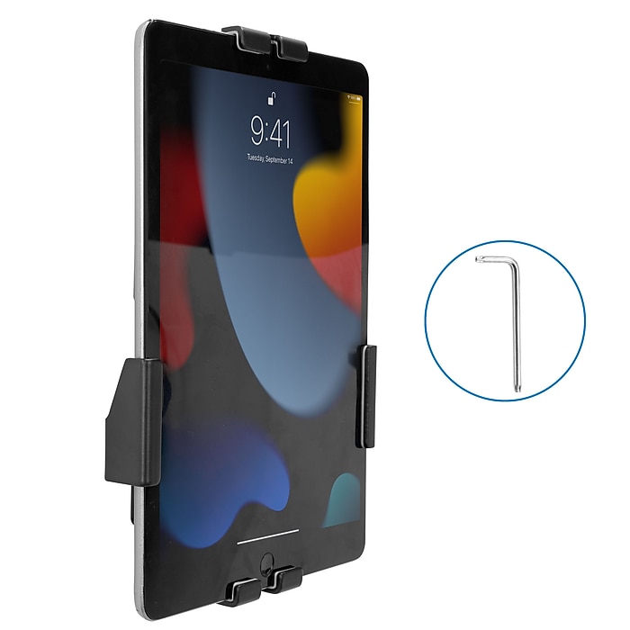 Mount-It! Adjustable Anti-Theft iPad and Tablet Wall Mount, Black