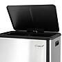 Elama Stainless Steel Indoor Trash Can with Slow Close Lid, 16 Gallon, Silver (938122112M)~#|#~3951F3CB-BE75-4126-AA0BD7D4CB6477D9_sc7