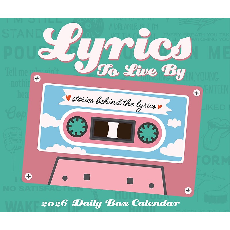 2026 Willow Creek Lyrics to Live By 6.2" x 5.4" Day-to-Day Calendar (56752) image 1