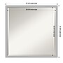 Amanti Art Hera Chrome Frame Wall Mirror, 21" x 21" (A42675343022)~#|#~3958D581-B36F-4682-AD490F8D49A3EA05_sc7