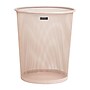 Mind Reader Metal Mesh Trash Can Without Lid, 4.4 Gallon, Pink (1CIRGA-PNK)~#|#~39598CAC-FDFC-46D0-9EE884F05ACDE4AC_sc7