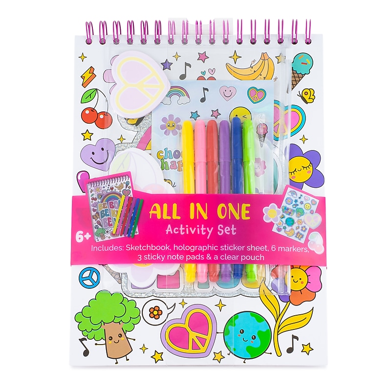 Simple Pleasures All in One 9" x 12" Spiral Bound Drawing Sketch Book, 88 Sheets/Book, 12/Carton (K1056-0689) image 1