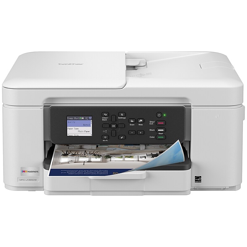 Brother INKvestment Wireless Color All-In-One Inkjet Printer,Best for Home Office, Ink Subscription Service Included image 1