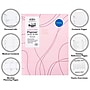 2027-2028 Overland Travelware 0.25" x 8.5" Calendar Year Monthly Standard Planner, Paperboard Cover, Pink (90697)~#|#~395B7CAC-AC81-4B90-A70091F4F08205FC_sc7