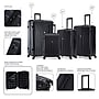InUSA Vasty 4-Piece Hardside Spinner Luggage Set, TSA Checkpoint Friendly, Black (IUVASSMLXL-BLK)~#|#~39620ECF-7C7D-4BAD-B4189619882B0CA0_sc7