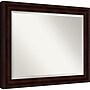 Amanti Art Coffee Bean Brown Frame Wall Mirror, 27.25" x 33.25" (A42674960905)~#|#~39626117-95D0-431C-82972998F86523C6_sc7