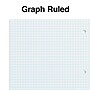 Staples 1-Subject Notebooks, 8" x 10.5", Graph Ruled, 70 Sheets, Black (ST23986C)~#|#~39678BFC-2F22-4935-A2A68CA72CA40141_sc7