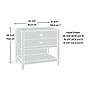 Sauder Cottage Road Lateral File Cabinet, Letter/Legal Size, 30"H x 32"W x 22"D, Soft White (427307)~#|#~39687A4F-5F3C-483B-AC44B271C4AC1B52_sc7