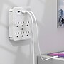 Ciao Tech 6-Outlet Surge Protector Wall Tap with 3-USB Ports, 300-Joules, White (CPA5V00-072)~#|#~396955B9-B991-4D31-A4E275620CDC5BA6_sc7