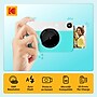 Kodak Printomatic Instant Camera Blue Gift Bundle with Soft Case, 20 Zink Sheets, Album & More~#|#~396B9D4D-D5C8-4D5E-A5D7C84E0C716376_sc7
