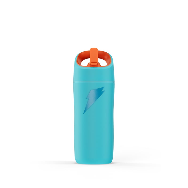 Gatorade Rookie Stainless Steel Water Bottle, 12 oz., Blue (05609) image 1
