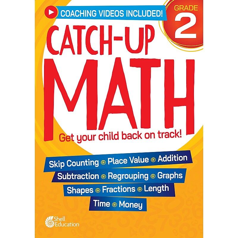 Shell Education Catch-Up Math Book, 2nd Grade (SEP146444) image 1