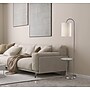 Adesso Amira 64"H Brushed Steel Floor Lamp with Drum Shade (4062-22)~#|#~396E9270-E22E-4314-8068AC9C808EDE35_sc7