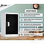 AdirOffice 24"H Single Tier Black Storage Locker (ADI629-02-BLK-DL)~#|#~3973FBF1-6B41-4AB9-83D8D05260221FED_sc7