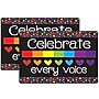Ashley Smart Poly Commercial Floor Mat, 15.5" x 23.5", Celebrate Every Voice Mini Hearts, 2/Bundle (ASH91503-2)~#|#~39748231-42C8-4151-BE72FAC4F3ACC9DB_sc7