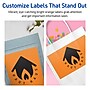Avery Rectangle Multipurpose Labels, 5" x 6", Bright Orange, 40/Pack (94257)~#|#~3974F689-2827-46DA-AC4C5EB21BBFA343_sc7